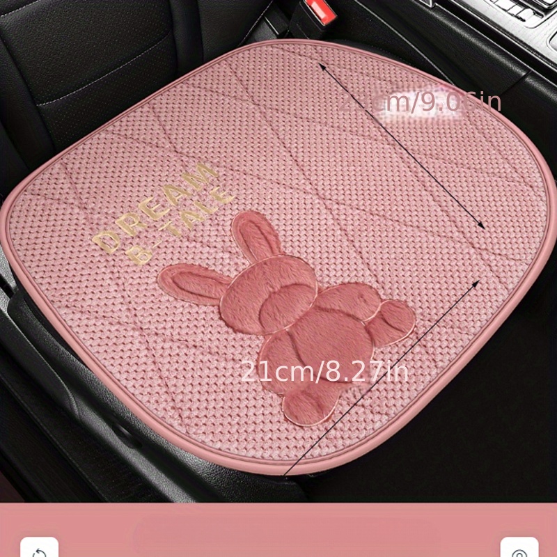 1pc Cartoon Car Seat Cushion, Thick Office Chair Cushion For