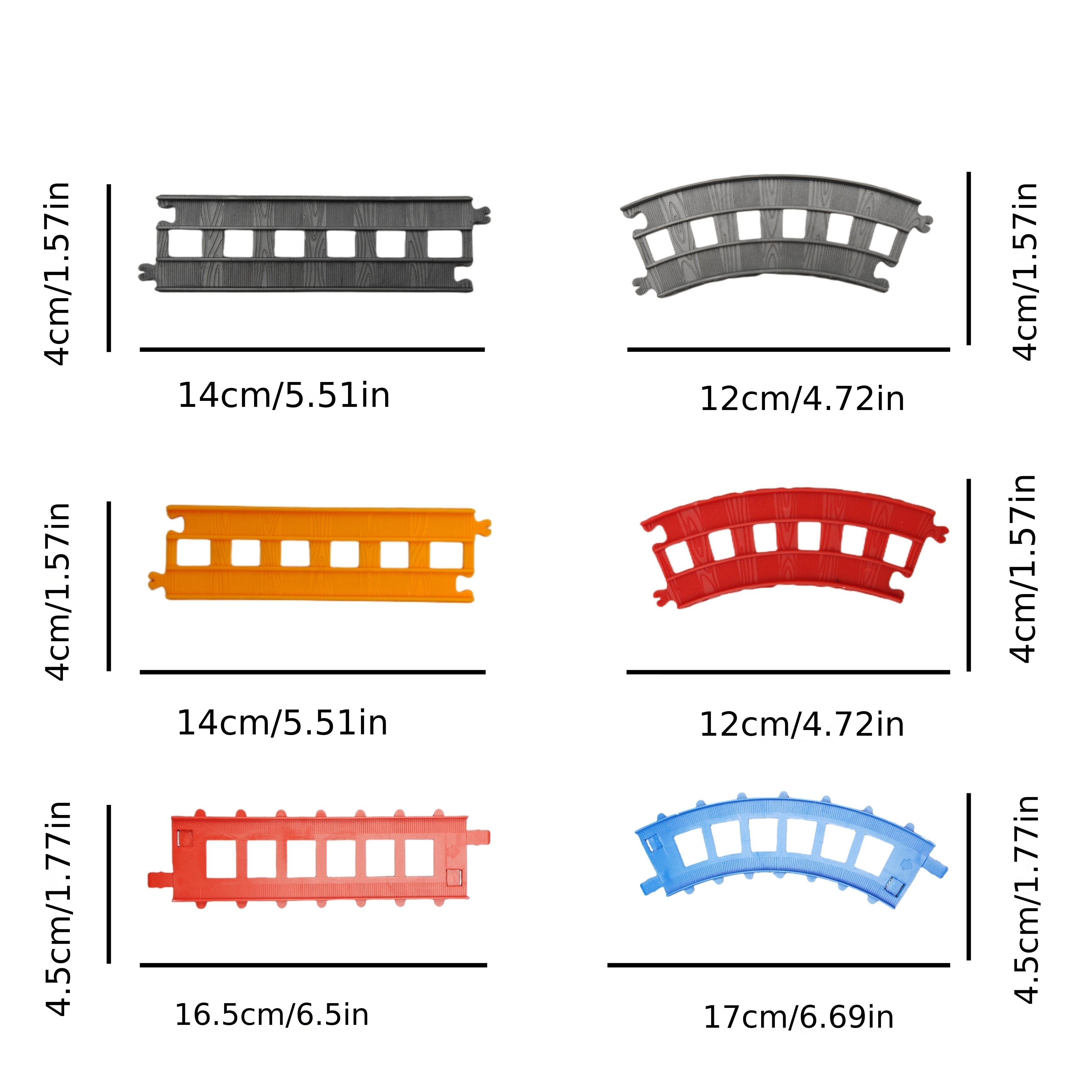Train Building Blocks Track Compatibility Straight Track - Temu