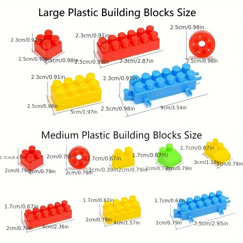 building blocks for 185pcs 135pcs plastic construction toy set for   educational diy blocks for early learning ideal gift for halloween thanksgiving christmas details 3