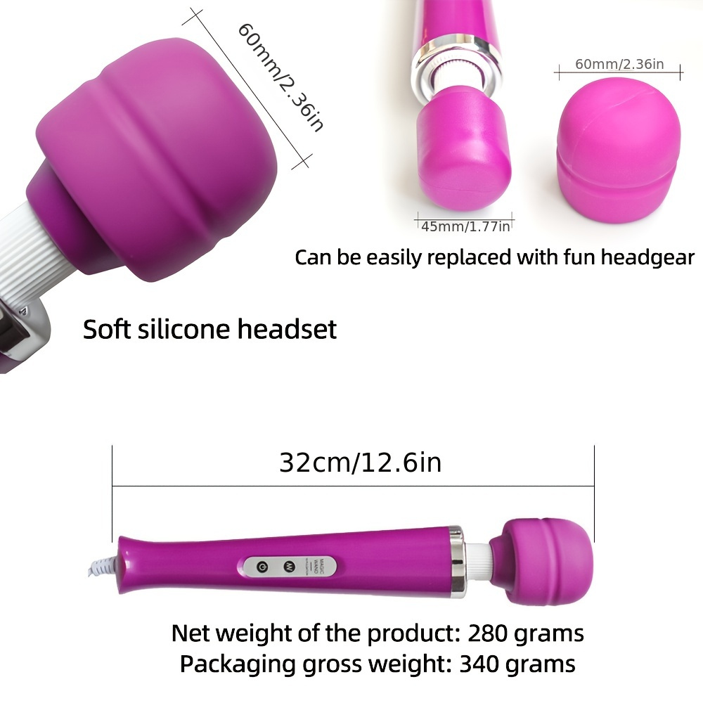 Direct Insertion Of Ultra Large AV Vibrator With Ten Frequency Vibration Band, Ultra Long Charging Cable, G-point Stimulation, Soft Silicone, Skin Friendly, Female Lesbian Sex Toy Products