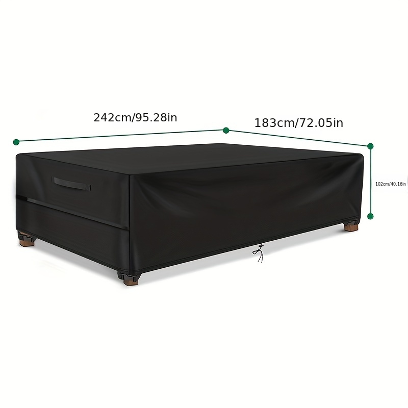 heavy duty 210d oxford fabric outdoor furniture cover Temu