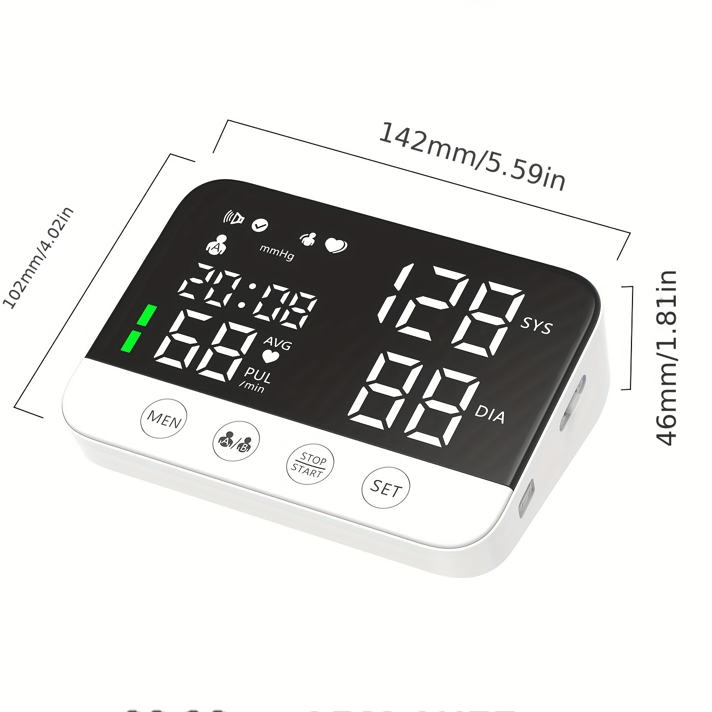 Upper Arm Blood Pressure Monitor With Memory Automatic - Temu