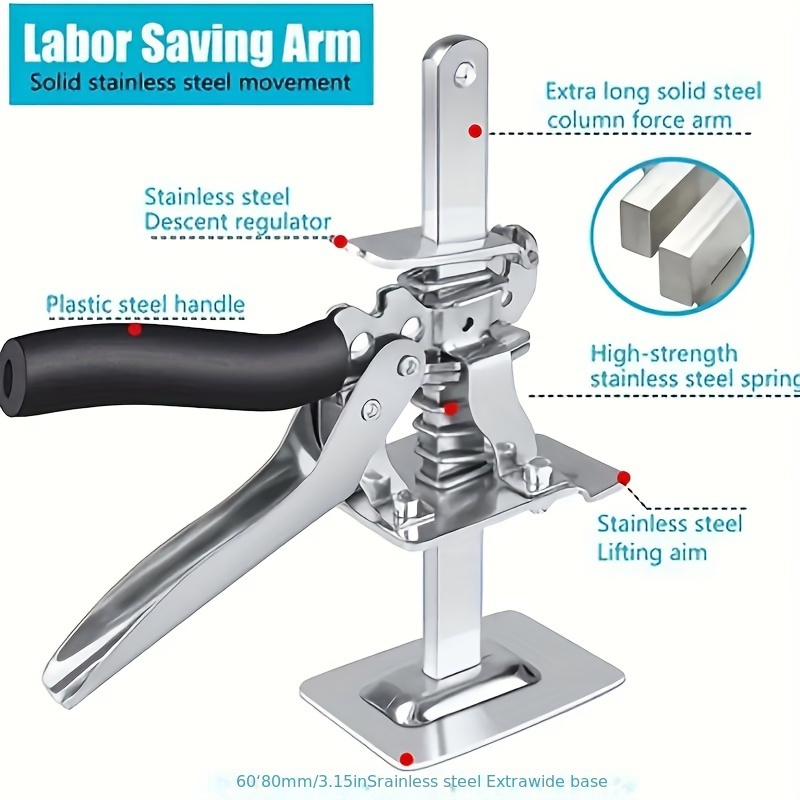 Elevator Tool Labor saving Arm Jack Cabinet Board Lifter - Temu