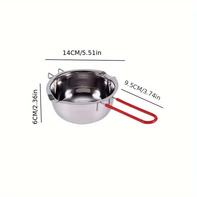  Stainless Steel Double Boiler Pot, Double Boilers for Stove Top  Chocolate Melting Pot Double Boiler Pot Candy Melting Pot: Home & Kitchen