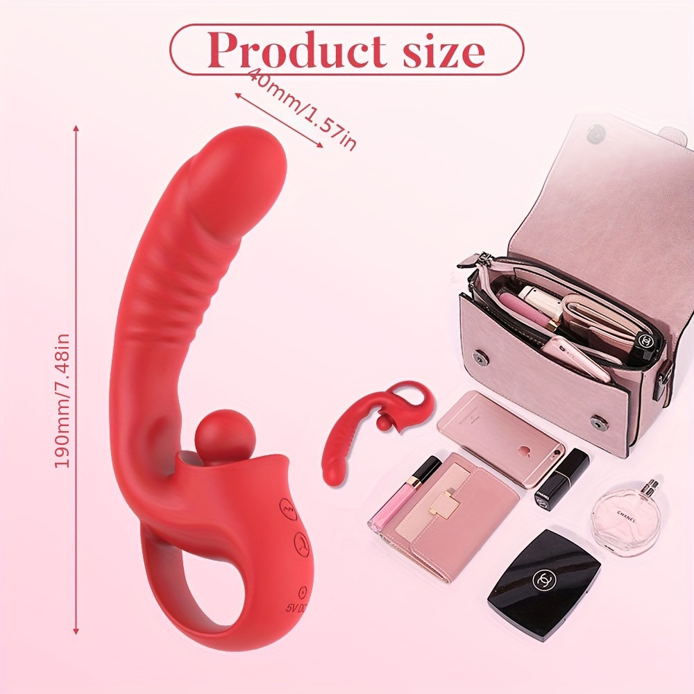 1pc Silicone + ABS Material AV Vibrator for Women USB Rechargeable 10 Frequency Dual Motor Vibrator 2nd Generation G-spot Orgasm Adult Products