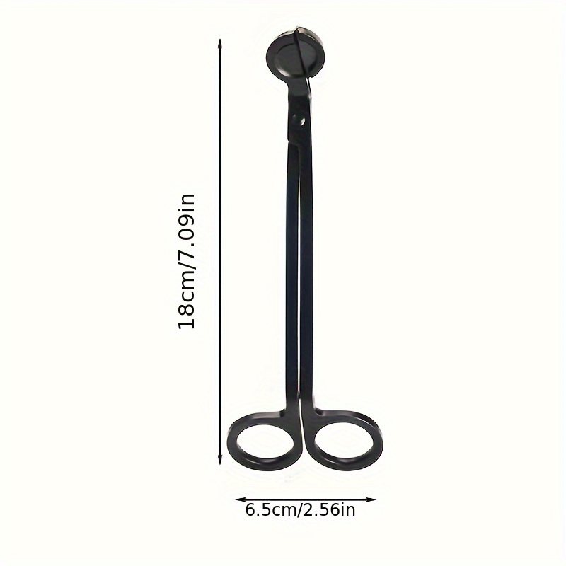 Candle Tools Black Candle Scissors Stainless Steel Frosted - Temu
