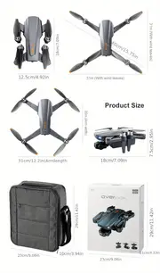 1pc new rg106 large size professional grade drone equipped with a three axis anti shake self stabilizing cloud platform hd high definition 1080p electronic double camera gps positioning return anti lost optical flow positioning stable flight details 0