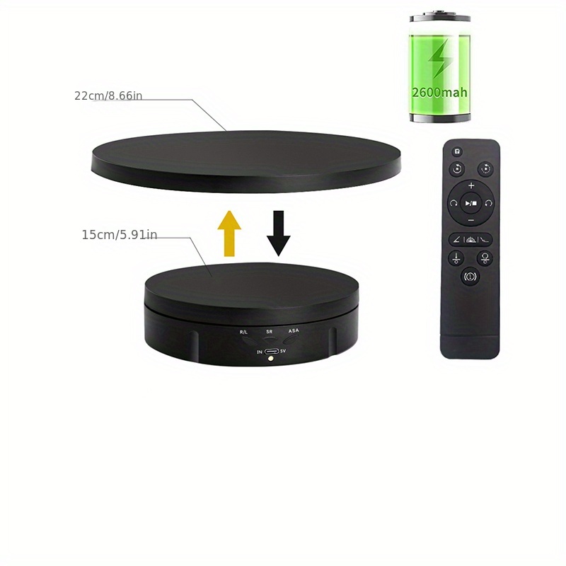 Rechargeable Turntable Remote Control