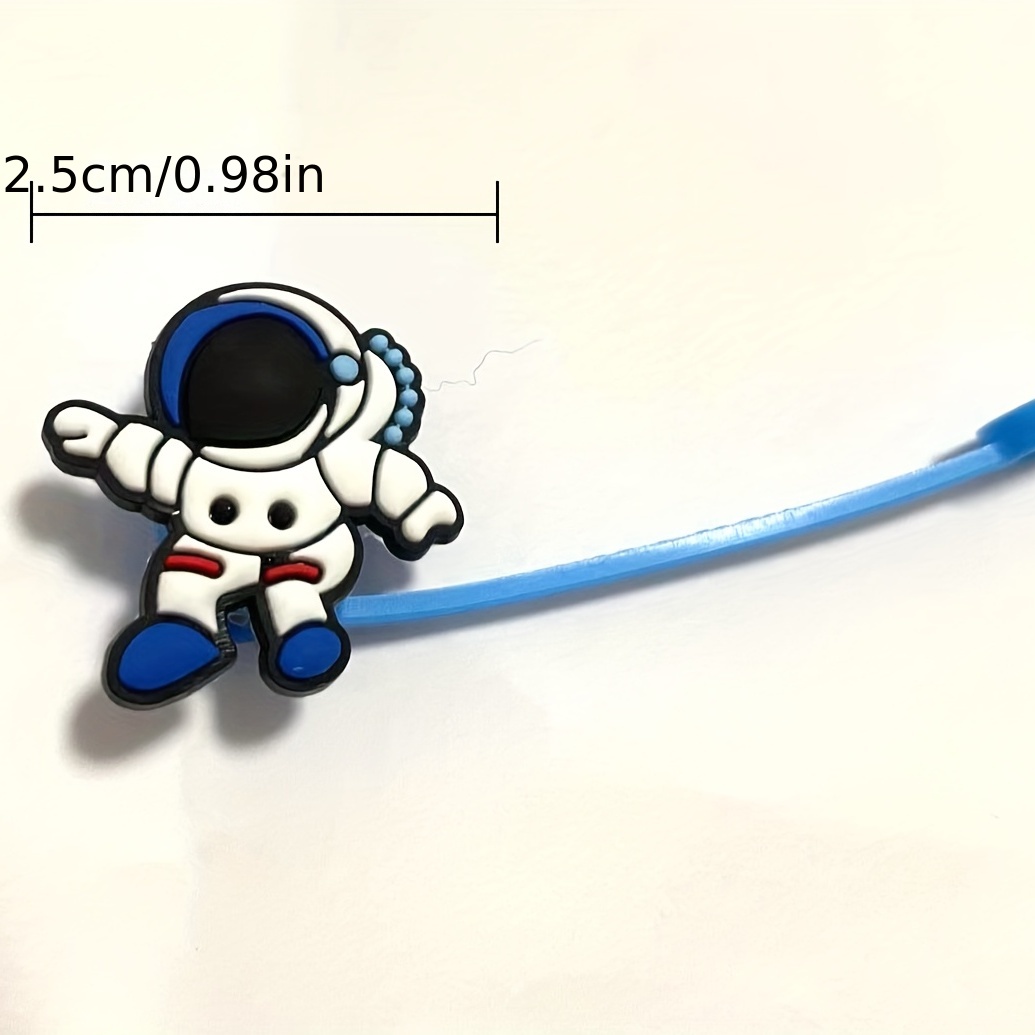 50pcs, Random Design Cute Cartoon Straw Toppers, Custom Straw Toppers  Randomly, 50/100/150/200/250pcs, Drinking Straw Decorations Accessories