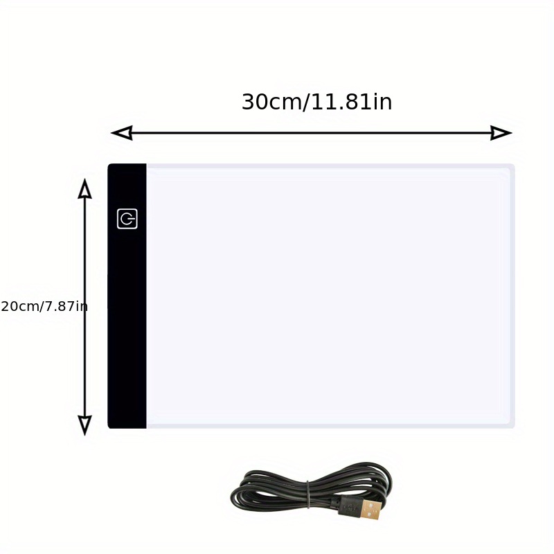 A4 LED Light Pad for Diamond Painting USB Powered Light Board Kit Digital  Graphics Tablet for Drawing Pad Art Painting board