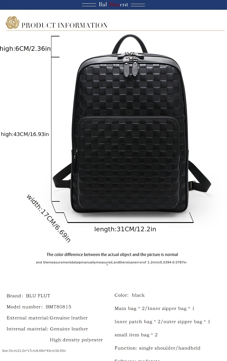 Mochila Campus Damier Graphite - Hombre - Bolsas