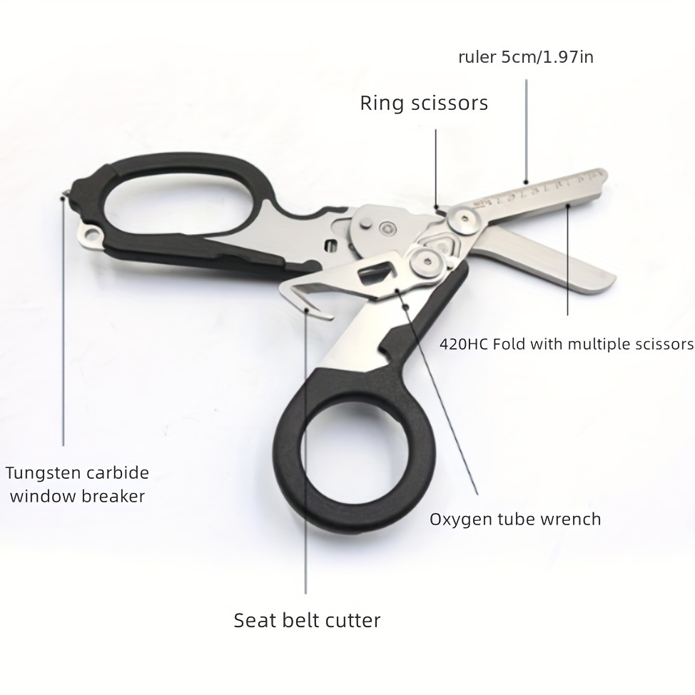 2pcs Folding Scissors,Safe Portable Travel Scissors,Stainless Steel Telescopic Cutter used for Home Office, Safety Portable Travel Trip Scissors