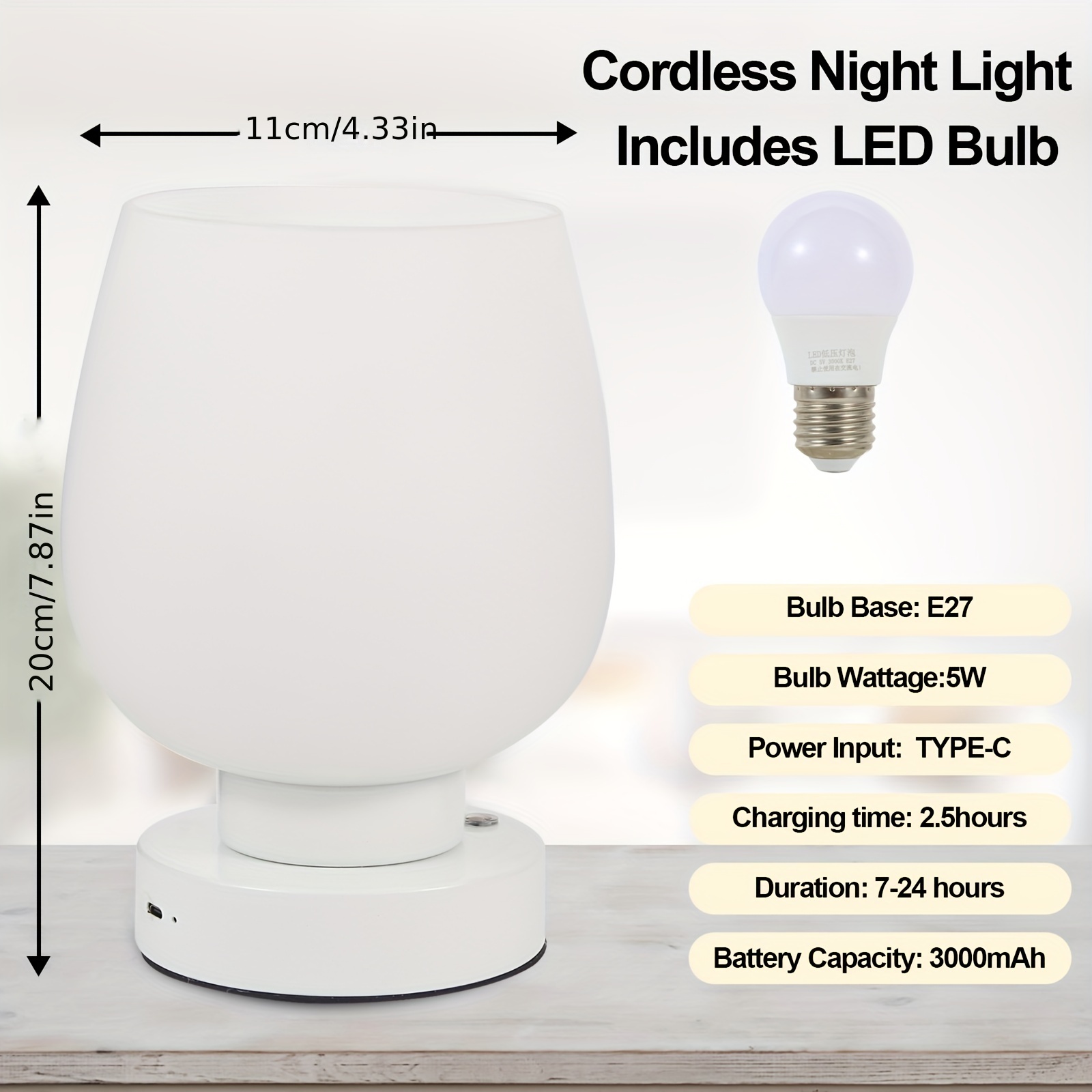 Cordless Toaster Light, Toaster Lamp, Led Toaster, Night Light