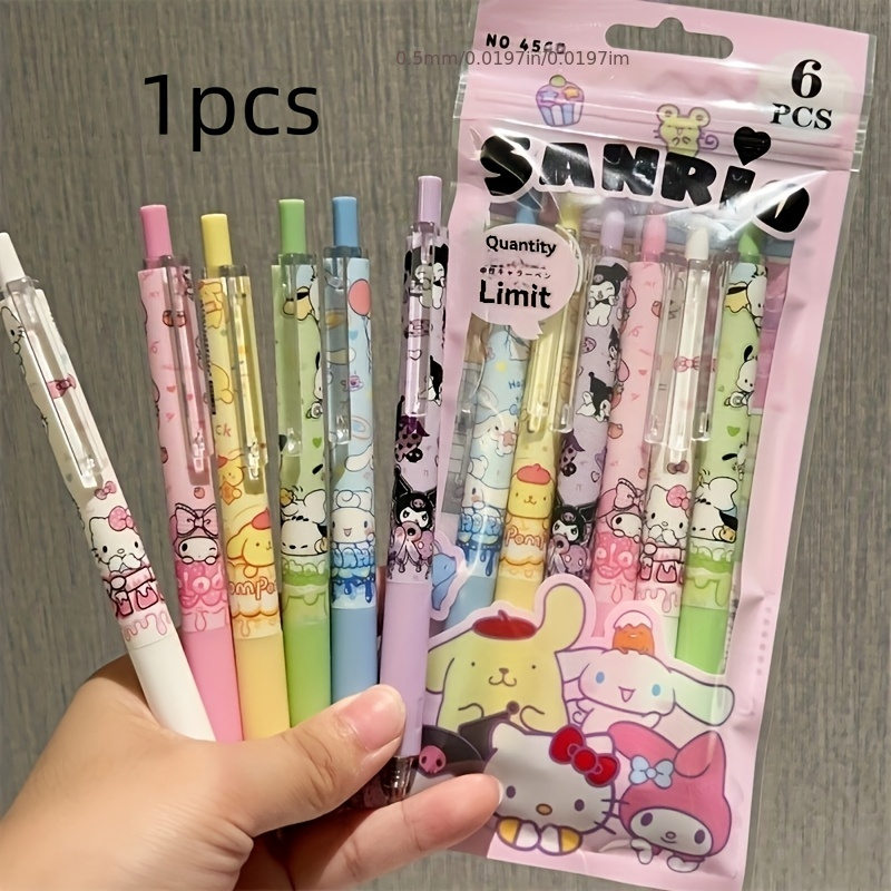 

1pc, Couleur Aléatoire 1pcs Sanrio mettant en des personnages de dessins animés mignons est un stylo noir en avec crayon de . Ce nouveau stylo est sous licence