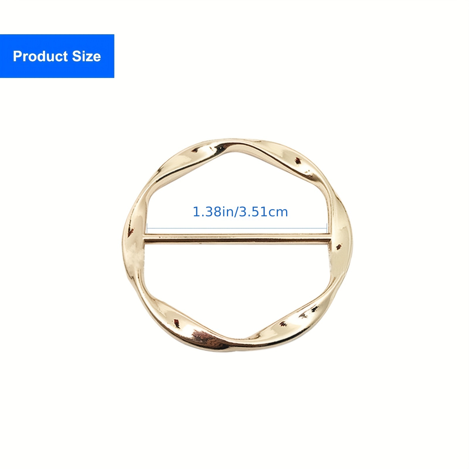 4 Stücke Schal Ring Clips Metall Durchbrochene Runde Kreis - Temu