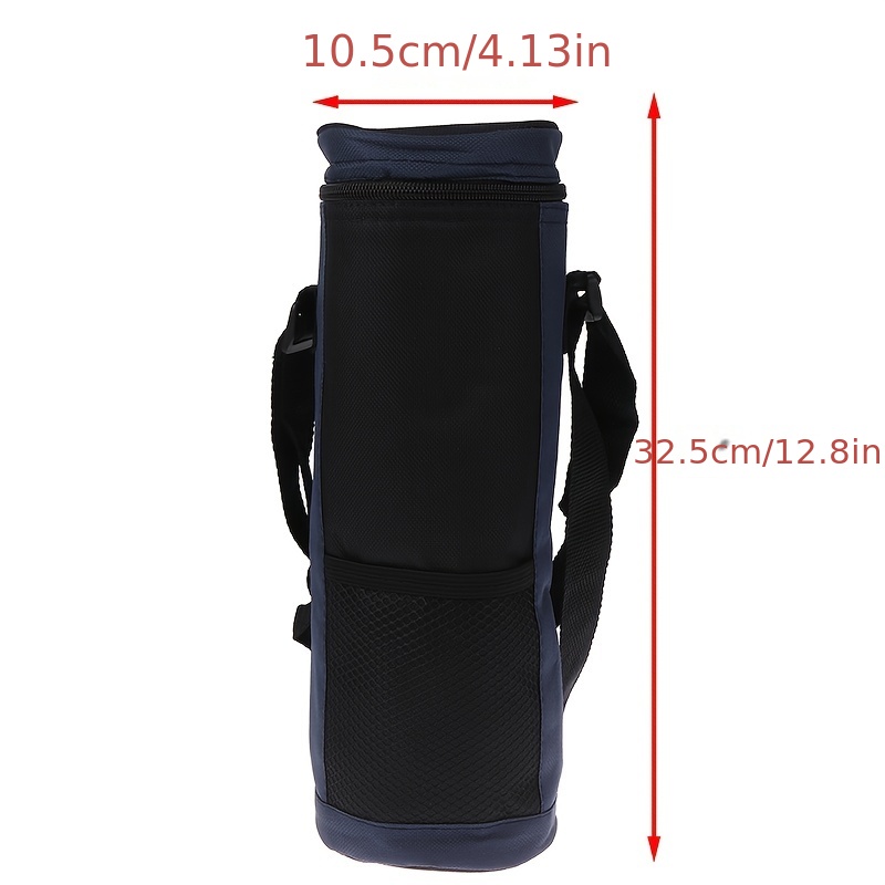 Insulated Neoprene Bottle Cooler Bag - Secure Carry Handle For Traveling  With Water/beer Bottles - Temu