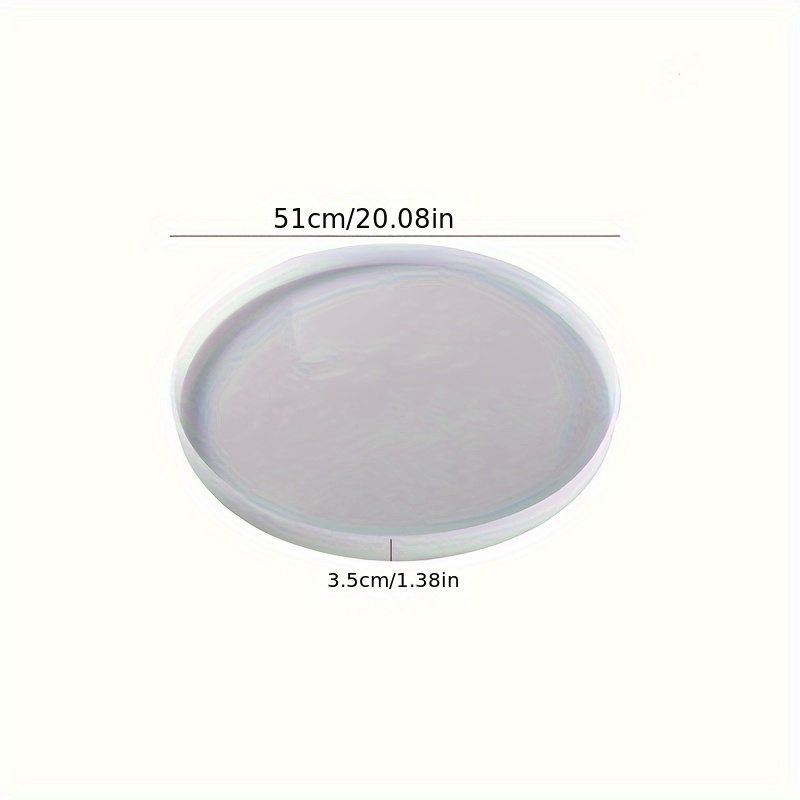 Extra-large Resin Mold Kit - 14" & 20" Round Silicone Casting Molds For Tables And Trays, Craft Making Supplies