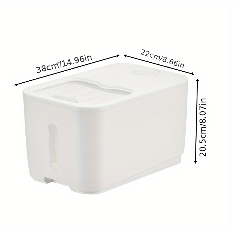 Large Capacity Airtight Rice Dispenser: Keep Your Rice - Temu