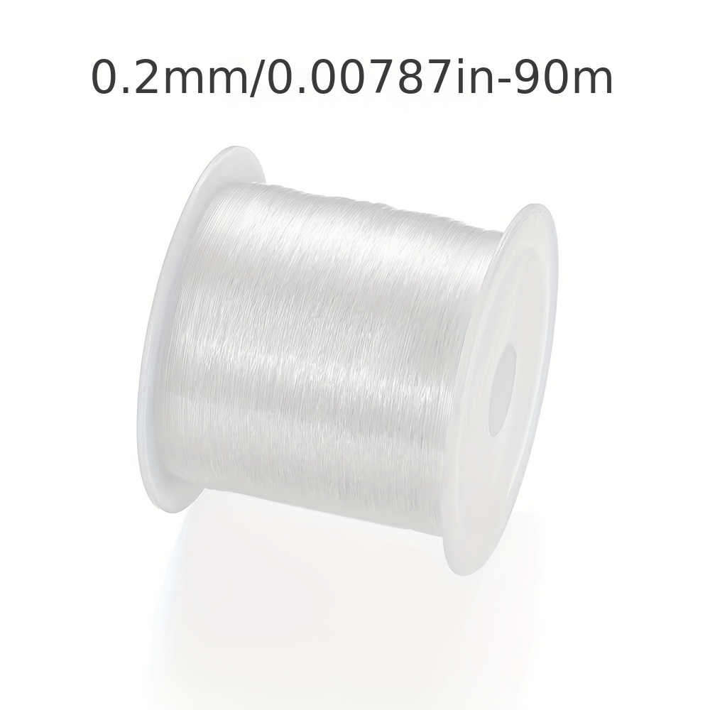 0.2-0.8mm Transparent Line Non-stretch Beading Thread String For Handmade Earrings Necklaces Bracelets Jewelry Bead Making Cords