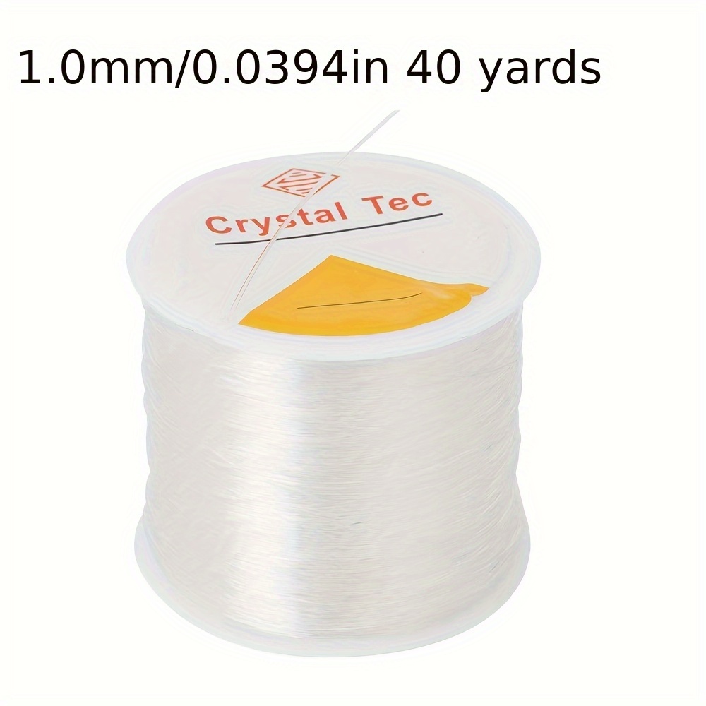 0.4-1.5MM Transparent Round Elastic Cord for Bracelet Necklace