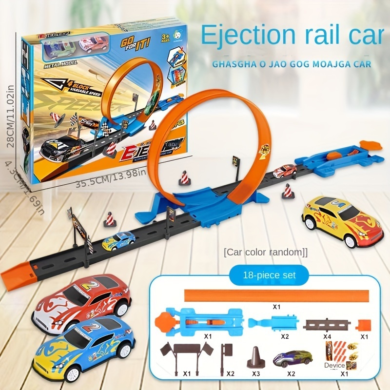 ② Mattel voitures tokyo spinout - jeu de course piste de cours