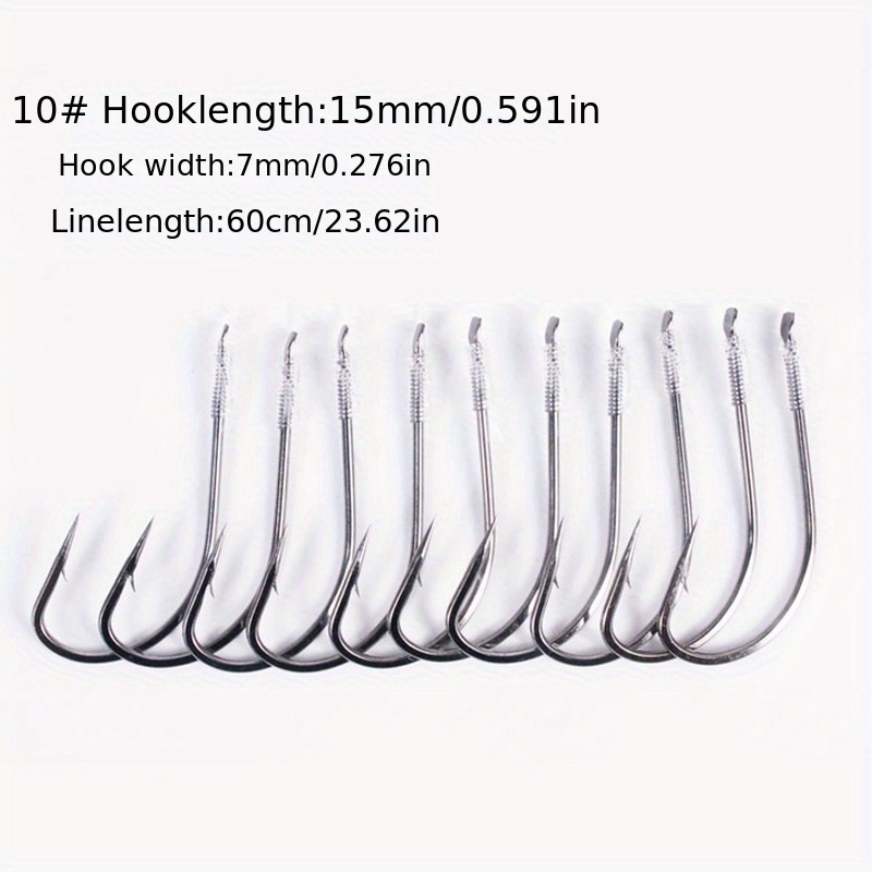 Barrel Fishing Hook Barbed Boat Fishing Sea Fishing Hook - Temu