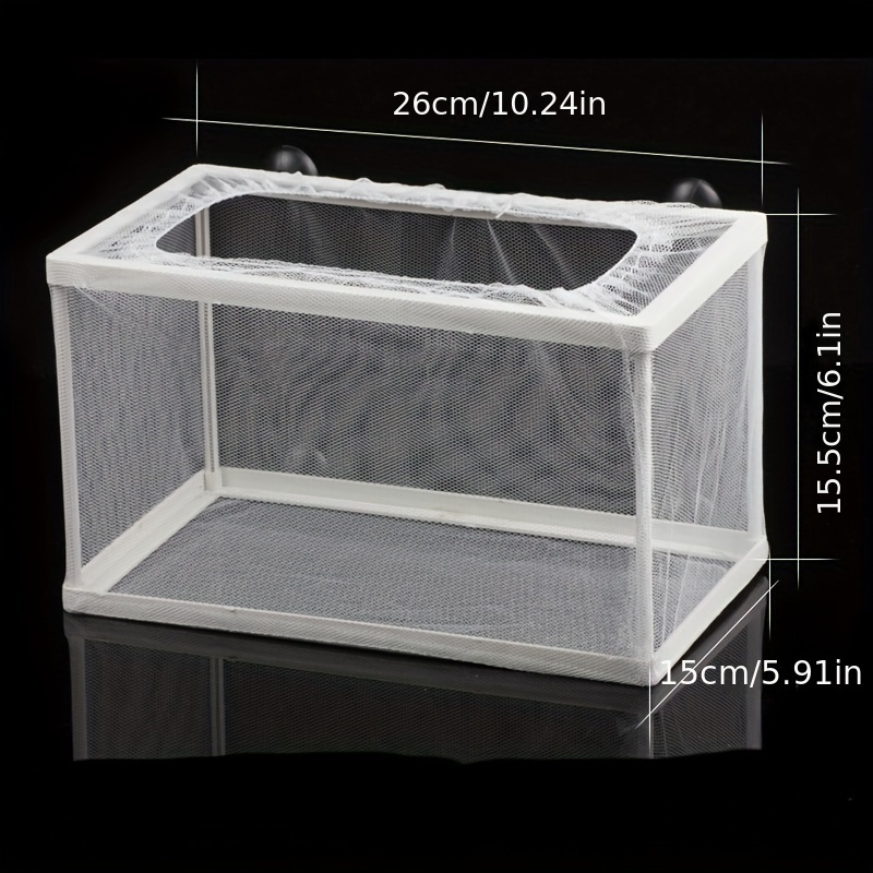 1pc Fish Tank Hatching Fish Isolation Net, Water Isolation Net Breeding Incubator, Medium And Large Isolation Box, Net Breeding Box, Without Battery
