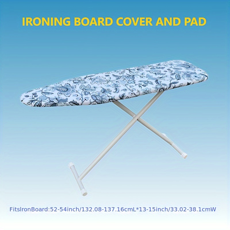 

Extra Classic Ironing Board Cover With Liner & - Plastic, No Power Needed, Back,