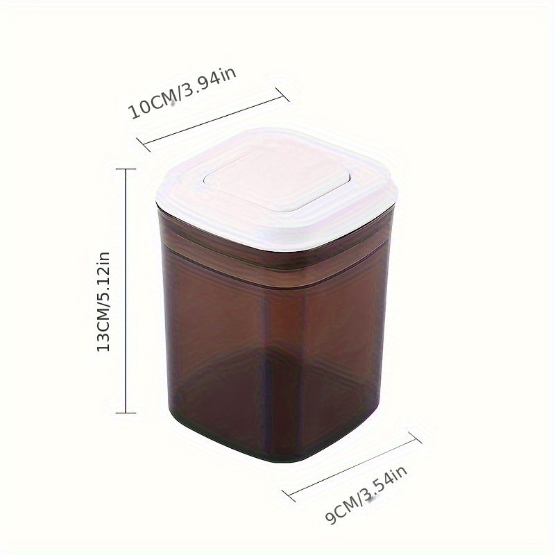 1pc Press-type Sealed Jar, Airtight Food Storage Containers, Coffe  Container, Sugar Canister, Snack Container, Pantry Organization & Food  Storage Cont