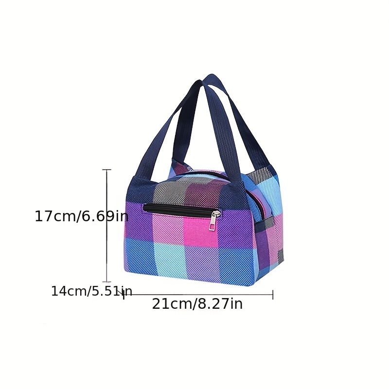 Lunch Box Bag, Office Worker Hand Lunch Bag,tote Food Bag, Waterproof  Oxford Cooler Bags, Portable Zipper Thermal Lunch Bags, For Teenagers And  Workers At School, Classroom, Canteen, Back To School - Temu