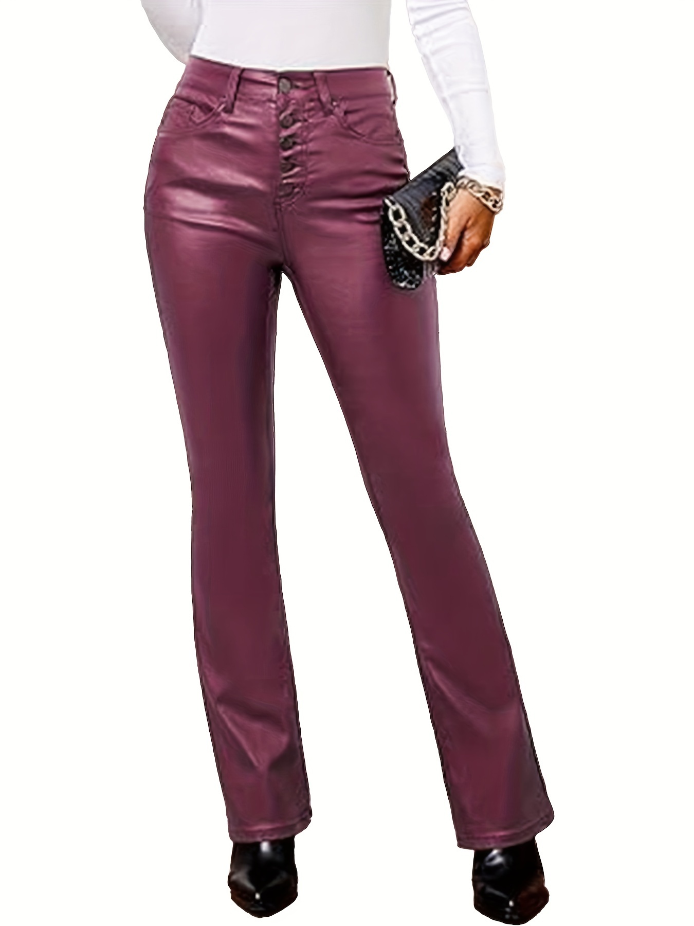 New Red Jeans Men's Slim Elastic Pants For Spring And Autumn