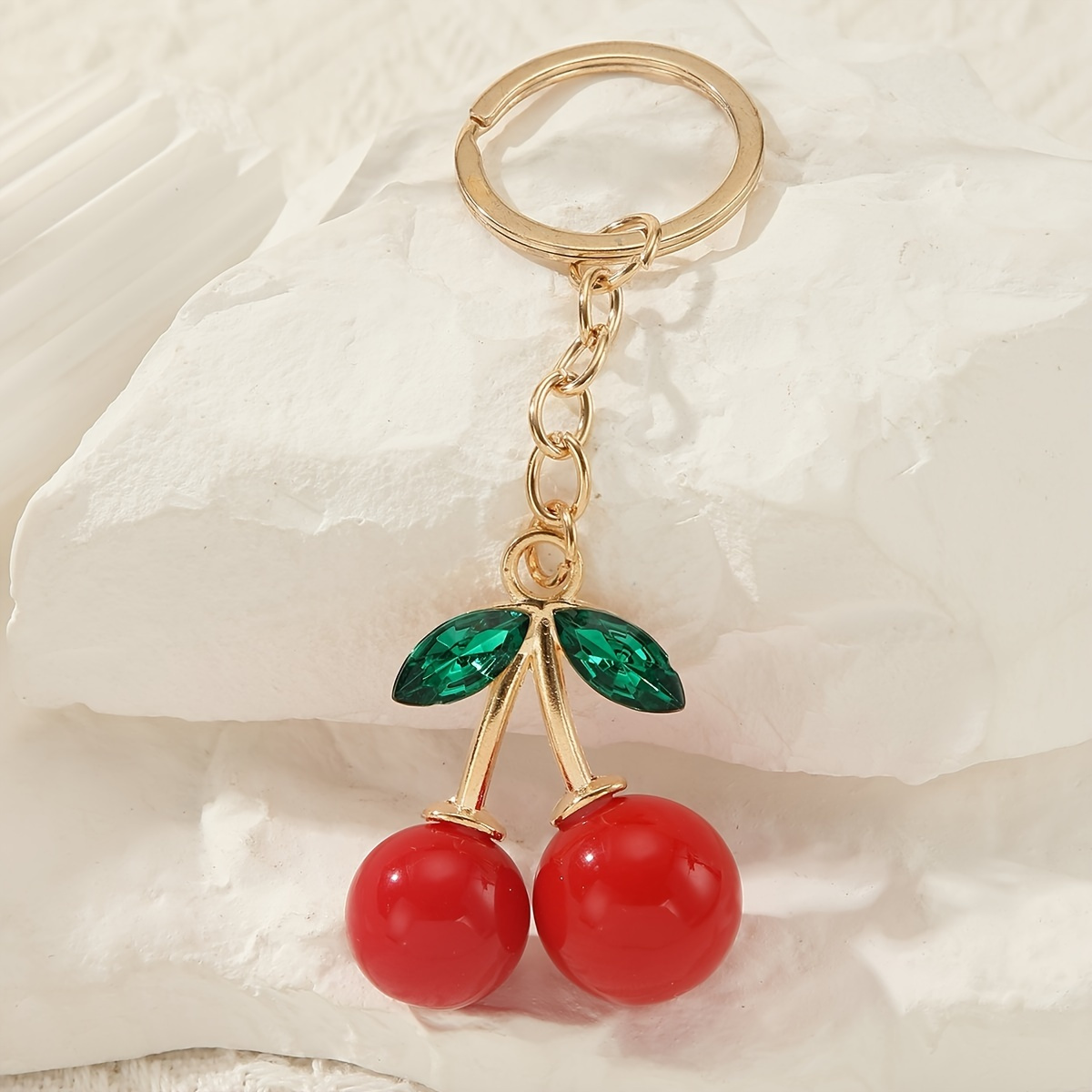 Cherry Keychain - Temu