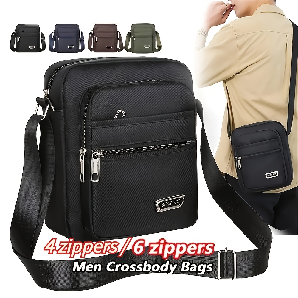 Bolso cruzado para hombre, mini bolso de hombre, bolso de hombro de  mensajero de viaje para hombre, bolsas laterales pequeñas para hombre
