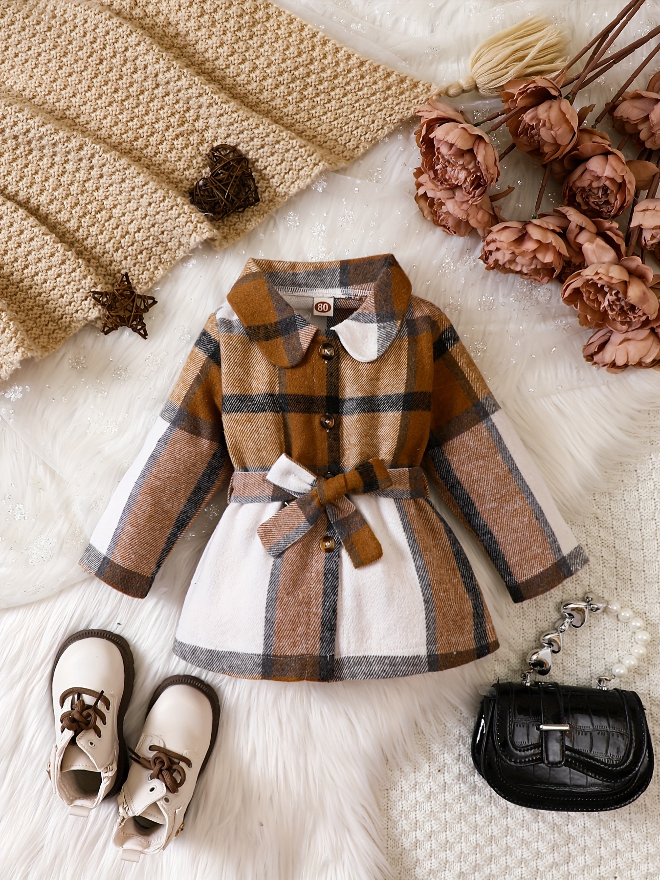 Baby Girl Autumn Winter Dress Jackets Fashion Casual Warm Dresses Girls Kids  Vestidos Clothes Children Clothing