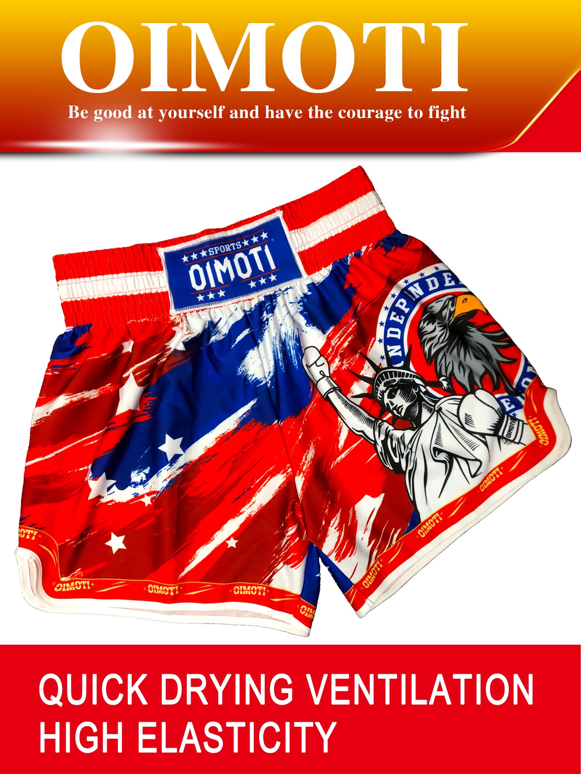 Pantalones Cortos Muay Thai Estampado Tailandés Estrellas - Temu