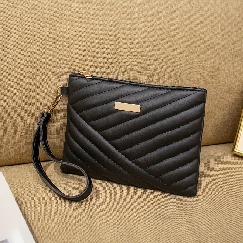 Envelope Clutch - Midnight Black - Samson Family Leather