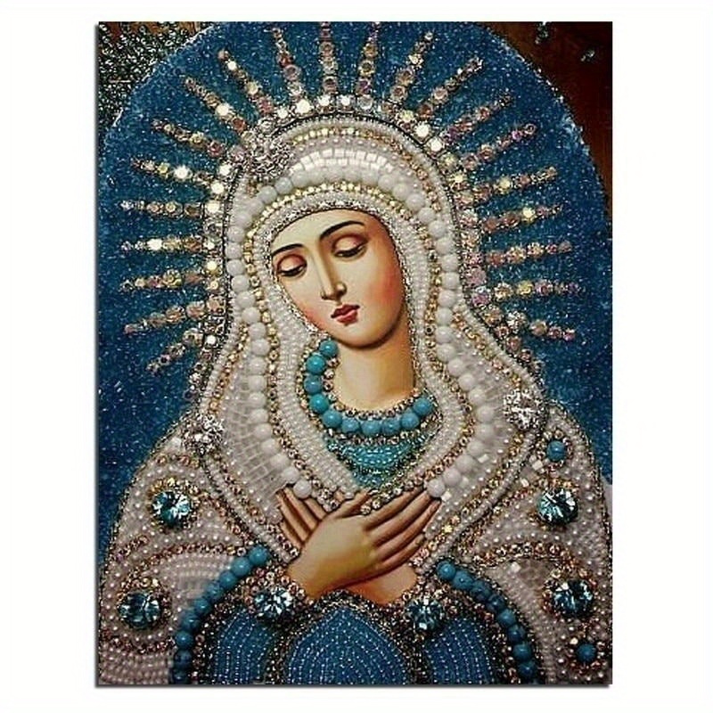 Diamond Painting Kits, 5D Full Drill DIY Diamond Number Kits Religious  Christianity Mosaic Painting for Wall Decor, 12x16 (Picture#11) 