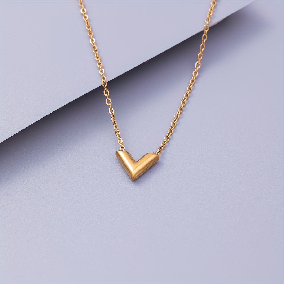 LV NECKLACE LOUIS VUITTON Necklace Clavicle Chain V Letter