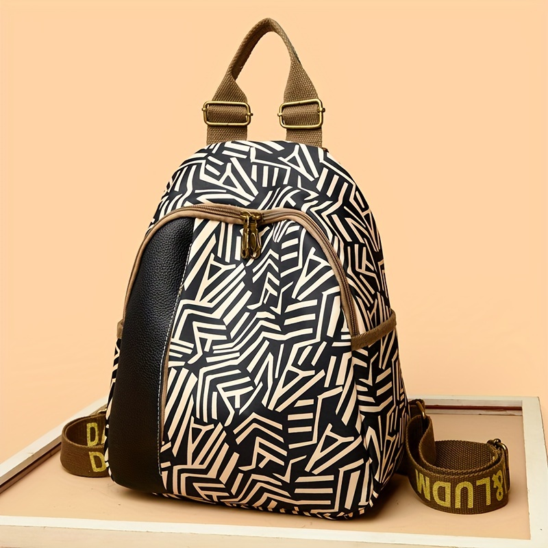 Mini Colorful Straw Backpack,striped Mini Backpack, Leisure Backpack - Temu