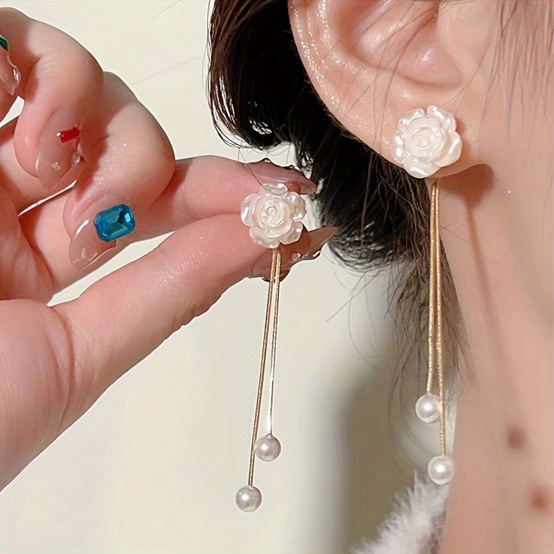 1Pair Girl's Camouflage Small Teardrop Earrings, Wooden Pendant Dangle Ethnic Retro Drop Earrings Kids Jewelry, Jewels for Girls Gifts,Temu