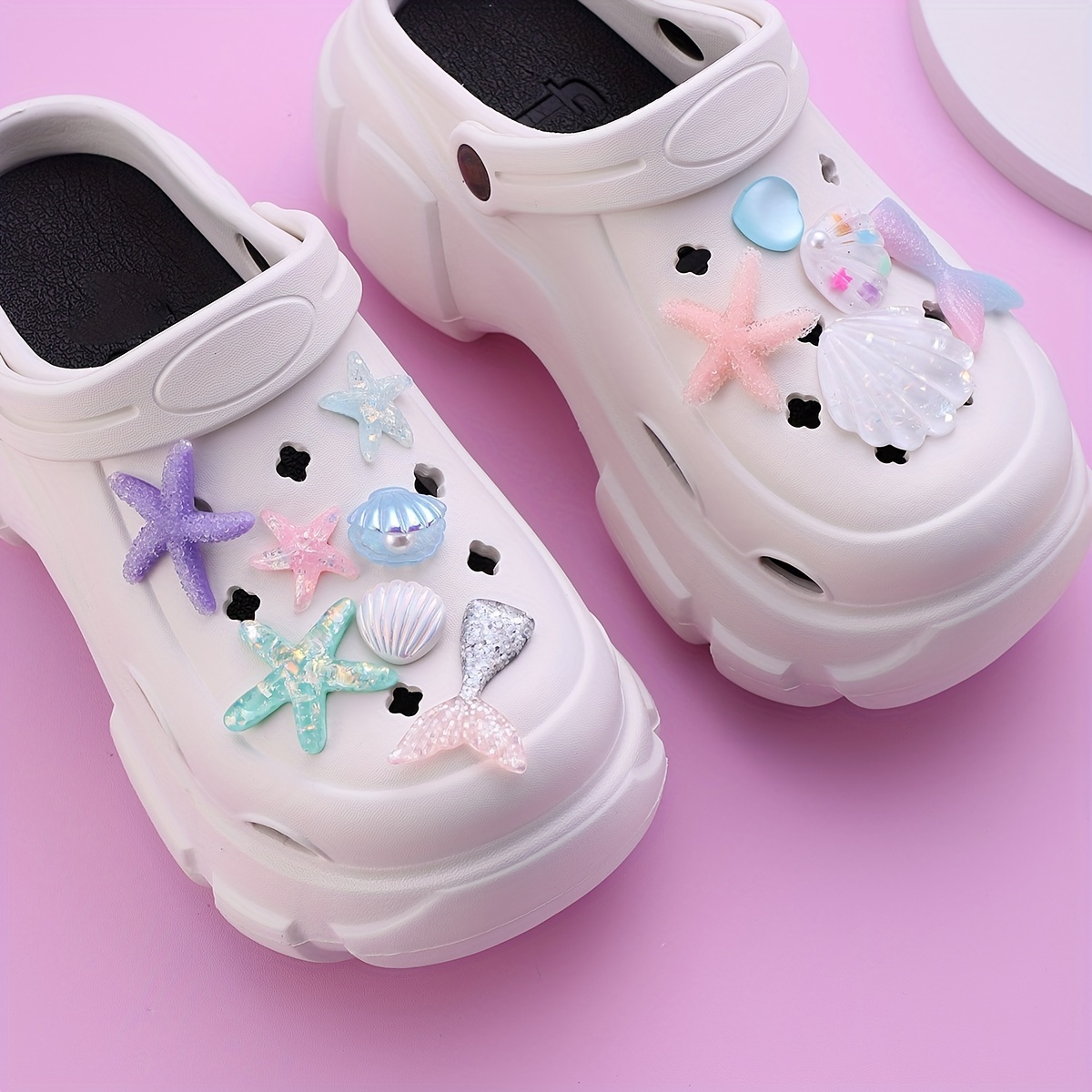 Barbie Croc Charms Kawaii Sandals Cartoon Decoration Slippers Button Diy  Material Anime Cute Lovely Stylish Girls Gifts Fashion