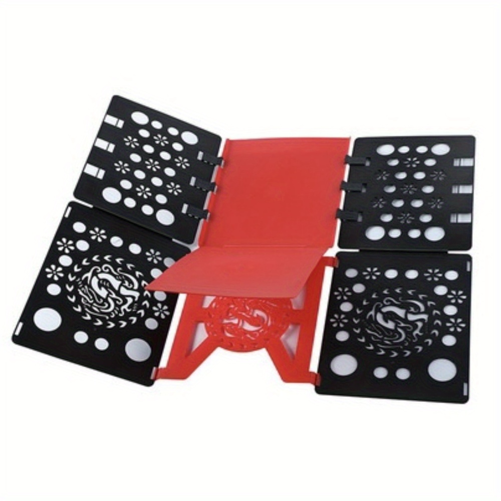 Shirt Folding Board T Shirts Clothes Folder Durable Plastic Folding Helper  Easy And Fast Folding Boards For Adults And Children, Black And Red - Temu  New Zealand