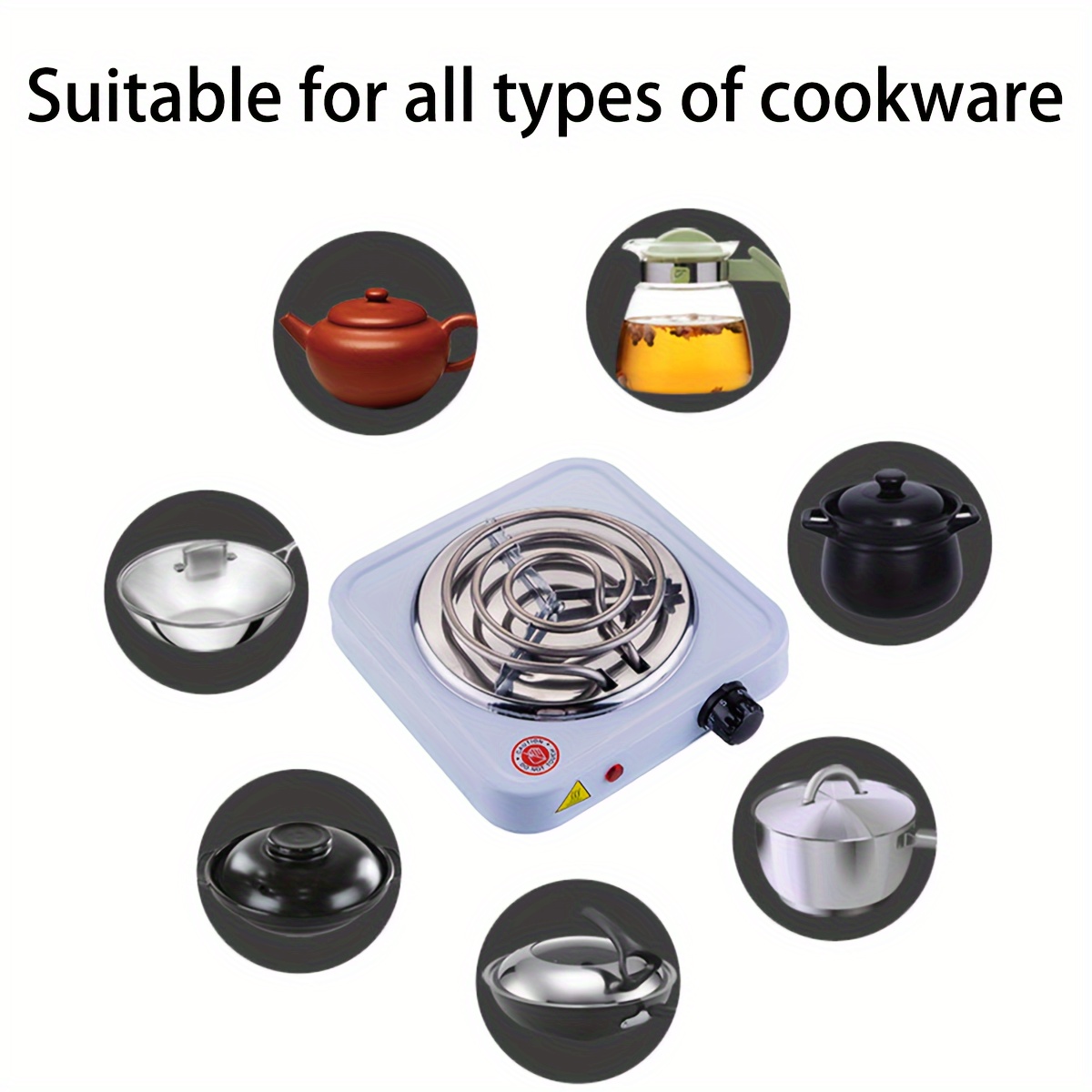  Hot Plate for Candle Making - Electric Hot Plate for Melting  Wax - Electric Stove Burners - 1000W Hot Plates For Cooking, Portable Stove  Top - Cofee Maker to brew coffee