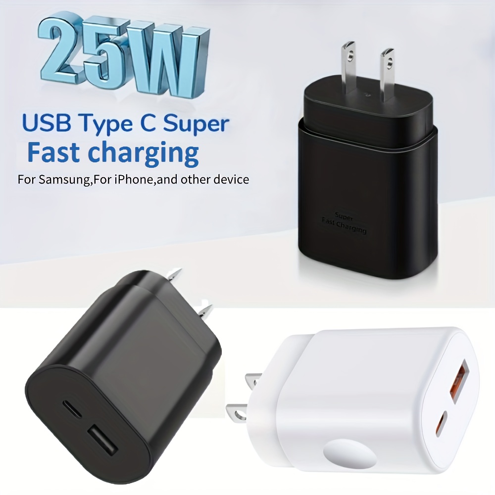 25W Type C Fast Charger with 5FT USB C to C Charger Cable Compatible with  Samsung Galaxy S24 Ultra/S24/S24 Plus/S23/S22/S22 Ultra/S22 Plus/S21/A14/Z