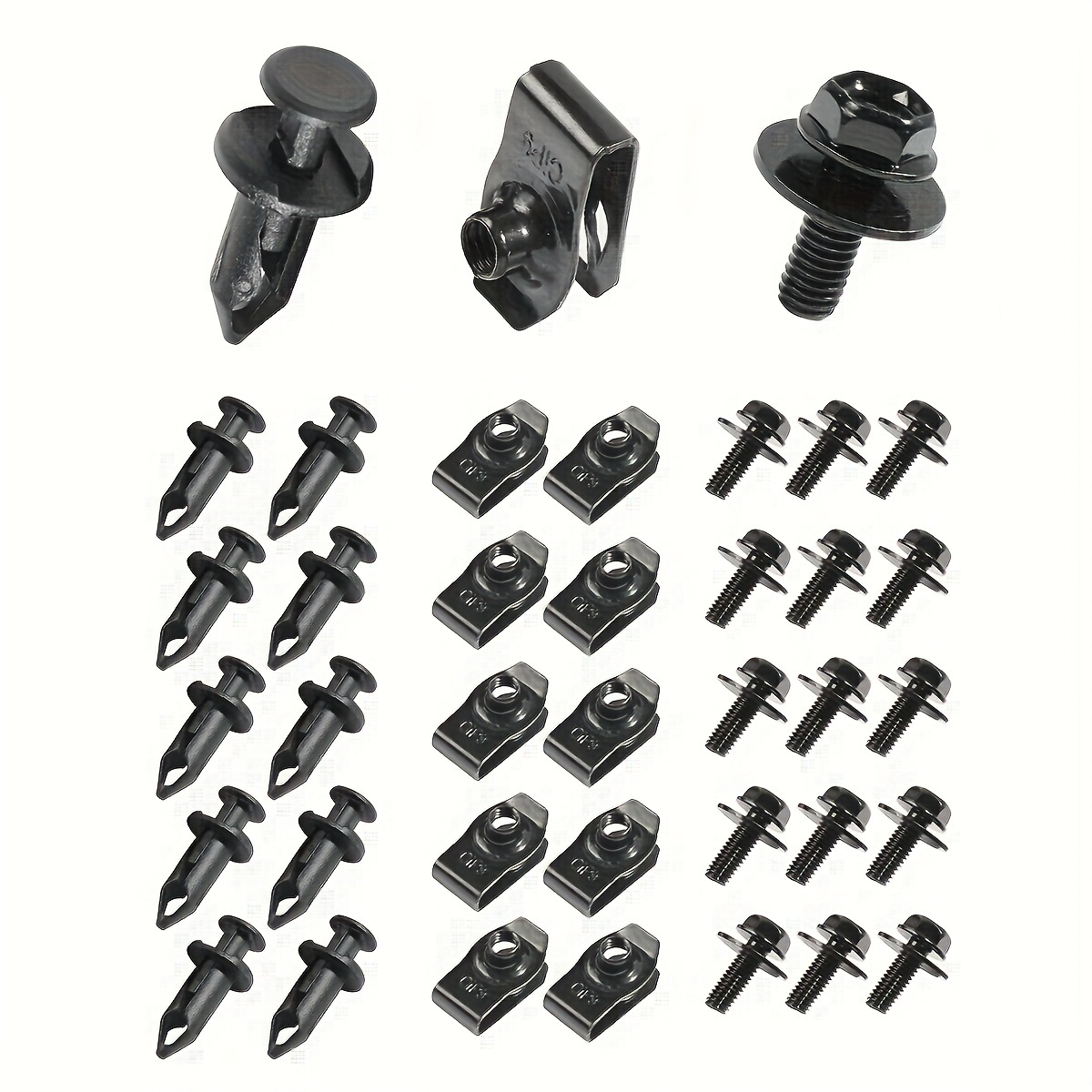 20x Lexus & Toyota Plastic Clips for Engine Bay Covers & Shields