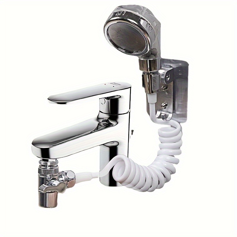 Water Faucet Adapter, Garden Hose Splitter 2 Way Heavy Duty, Portable  Dishwasher Faucet Adapter, Bathroom Kitchen Basin Sink Faucet Splitter  Diverter