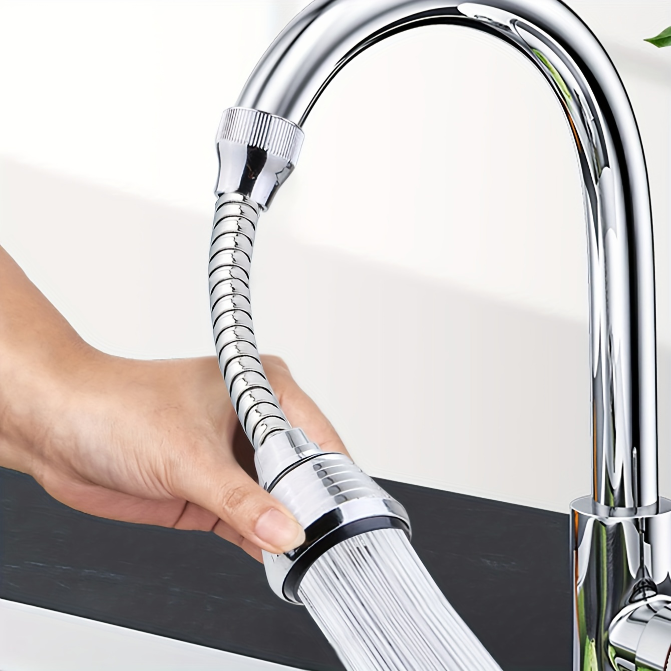 1 pièce, Rallonge de robinet flexible, Aérateur d'évier de cuisine à 360 °,  2 modes de débit, Économiseur d'eau anti-éclaboussures - Temu Belgium