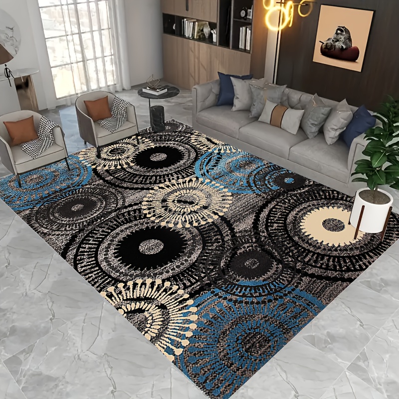 Boho Washable Sage Green Gold Area Rug Modern Abstract Marble Swirl Rug for  Livingroom Bedroom Diningroom Playroom 6x8 Carpet Indoor Outdoor Rugs