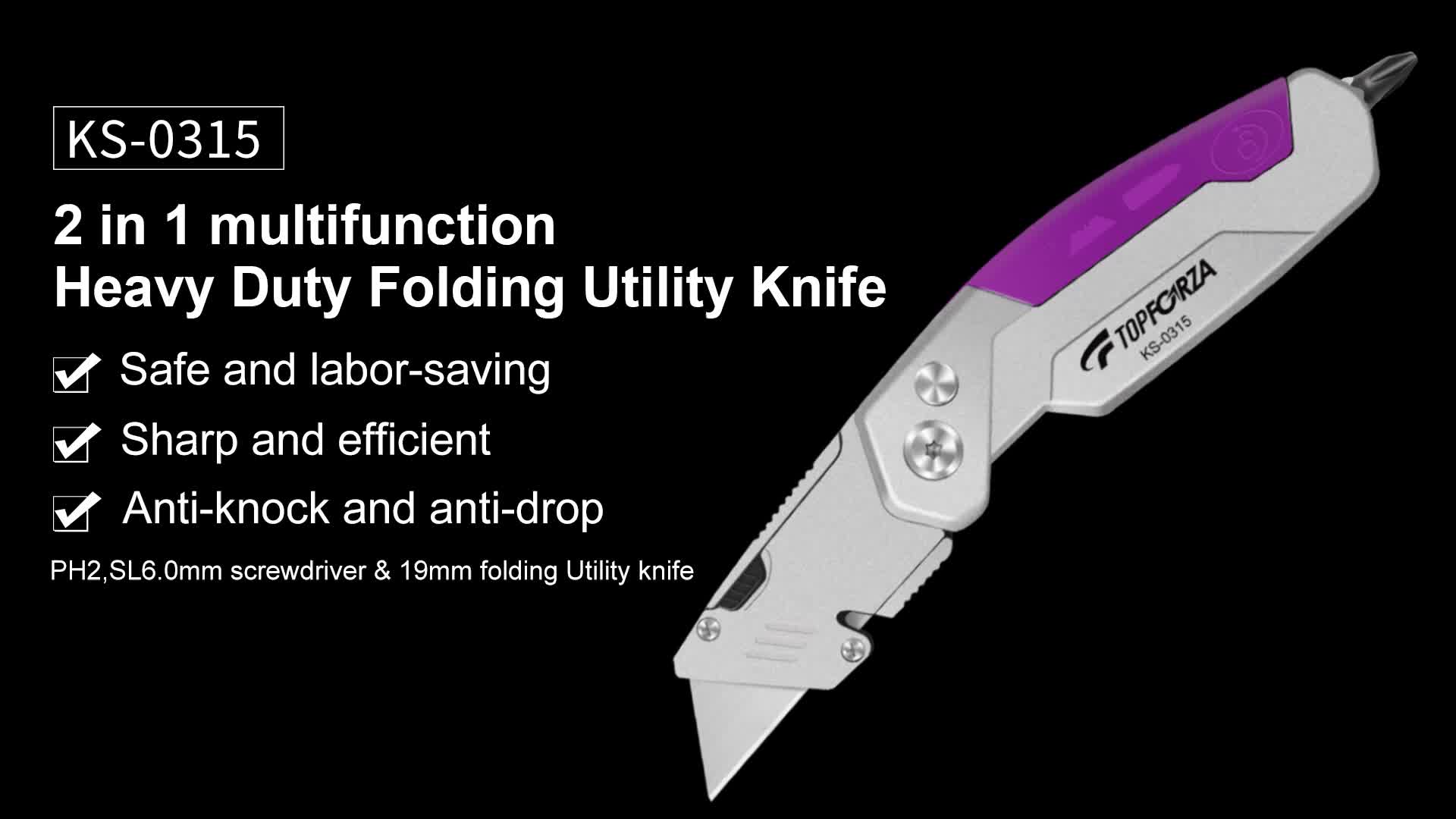 Folding Pocket Utility Knife Box Cutter With Flat Head And - Temu