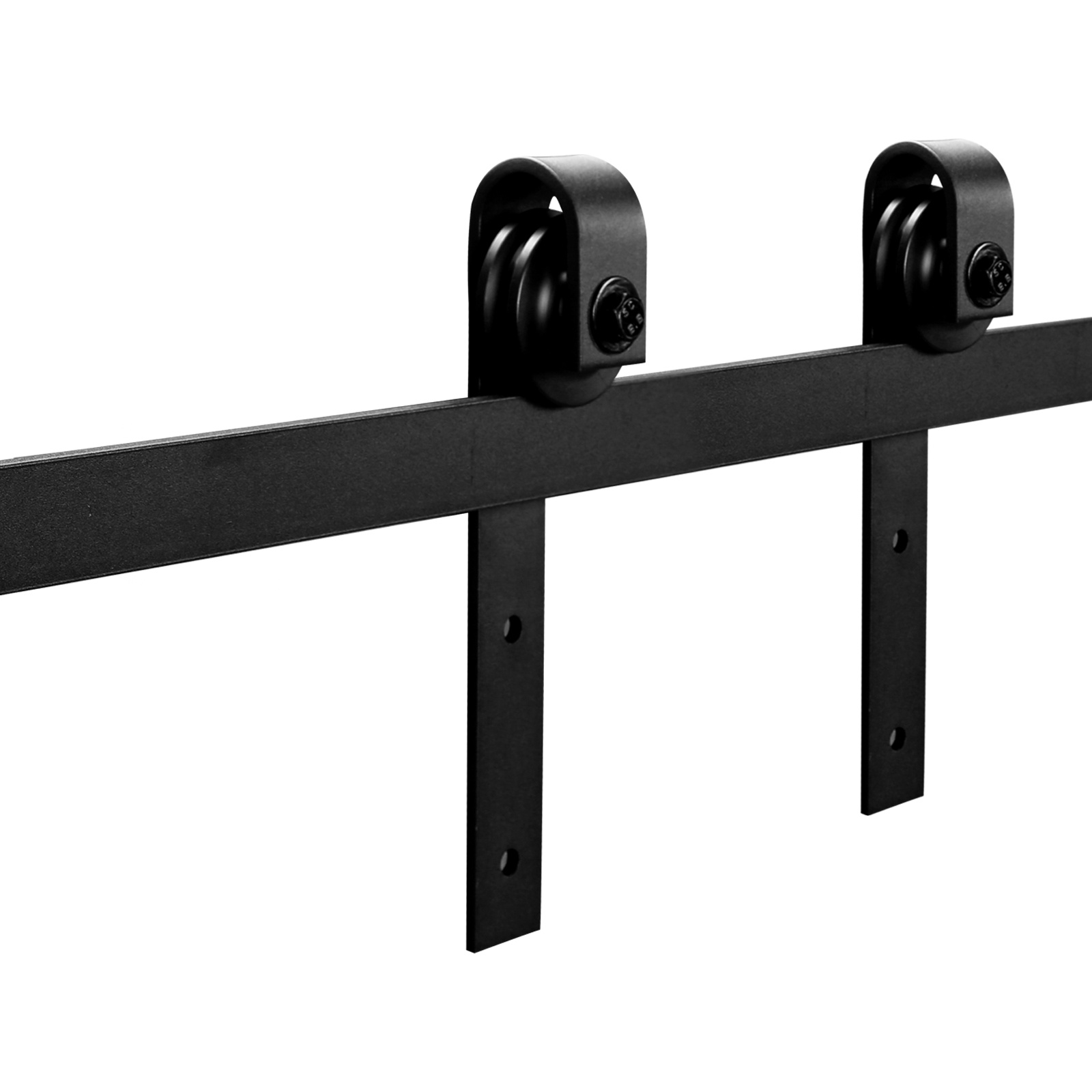 Sonnewelt Sliding Door Fittings, Sliding Door Complete Set With Rollers And Track, 152 Cm (5 Ft), Sliding , Sliding Door Fittings, Rectangular.
